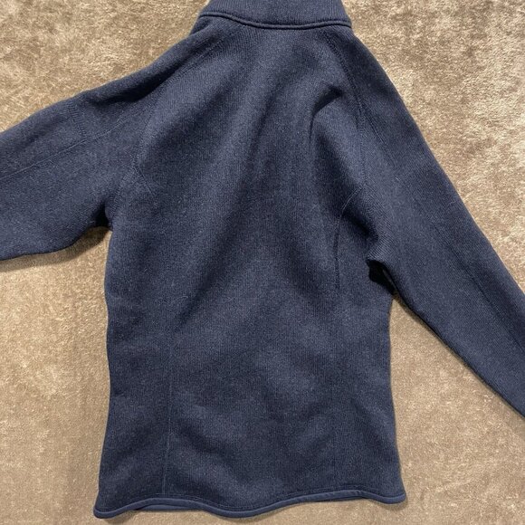 Patagonia Jacket Womens XS Navy Blue Full Zip Knit Fleece Better Sweater Pockets - Picture 8 of 11